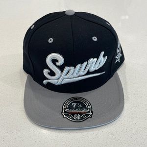 San Antonio Spurs Mitchell & Ness Fitted Cap - New never worn.
